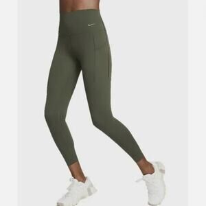 Nike Universa Dri-FIT High-Waisted Leggings | Dark Olive Green | Size XS | NWT